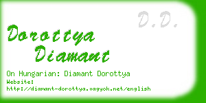 dorottya diamant business card